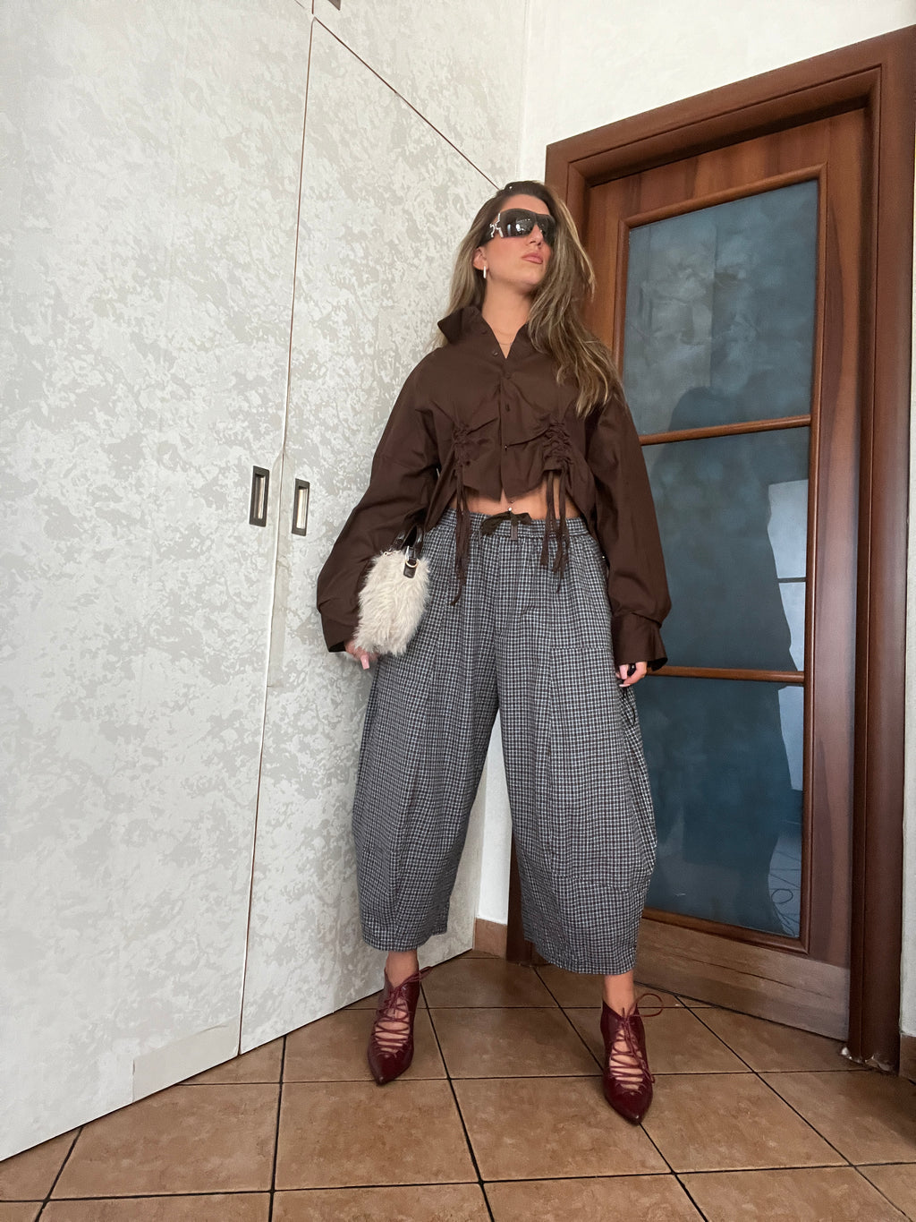 Pantalone quadretti