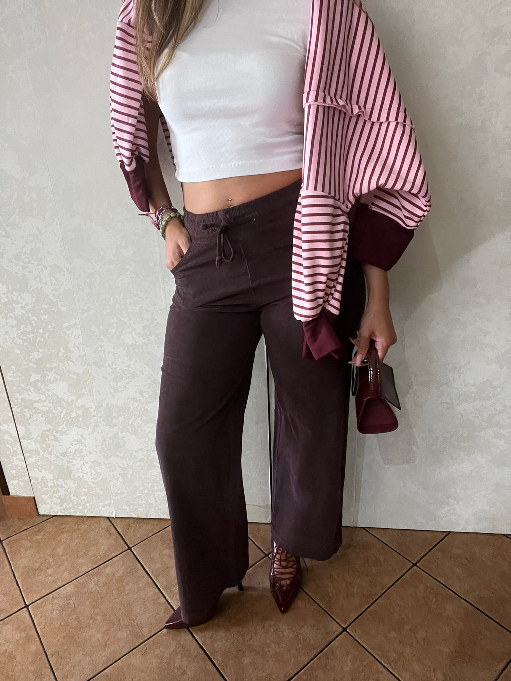 Pantalone costine